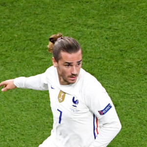 Antoine Griezmann - Match de football de l'Euro 2020 à Budapest : La France ex aequo avec le Portugal 2-2 au Stade Ferenc-Puskas, le 23 juin 2021. © Anthony Bibard/FEP/Panoramic / Bestimage