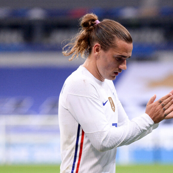 Antoine Griezmann - Match amical de préparation à l'Euro 2021 France - Bulgarie (3-0) au Stade de France en présence de 5000 spectateurs à Saint-Denis le 8 juin 2021. © Philippe Lecoeur / Panoramic / Bestimage