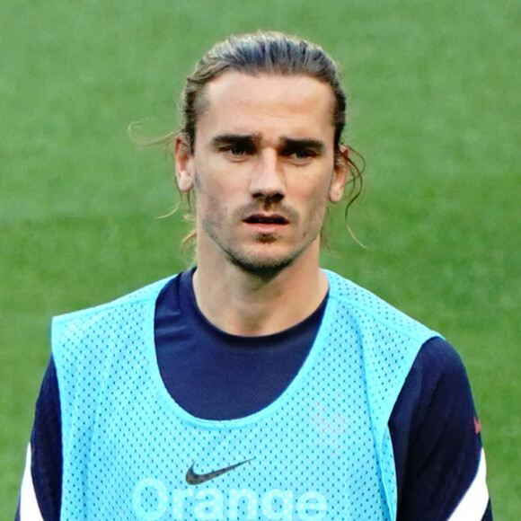 Antoine Griezmann lors de l'entraînement de l'équipe de France de football à Nice. © Norbert Scanella/Panoramic/Bestimage
