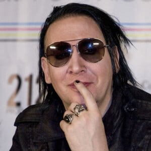 Archives - Marilyn Manson lors d'une conférence de presse à Mexico, le 2 novembre 2011. © Prensa Internacional via ZUMA Wire / Bestimage