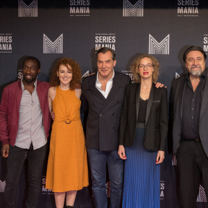 Cyril Gueï, Blandine Bellavoir, Samuel Labarthe, Elodie Frenck, Dominique Thomas - Soirée d'ouverture du festival Series Mania au Tripostal à Lille. Le 27 avril 2018 © Stéphane Vansteenkiste / Bestimage