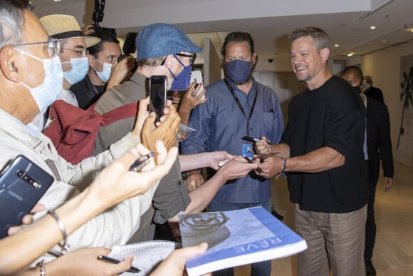 Exclusif - Matt Damon en marge du photocall du film Stillwater (Hors compétition) lors du 74ème festival international du film de Cannes le 9 juillet 2021 © Borde / Jacovides / Moreau / Bestimage 