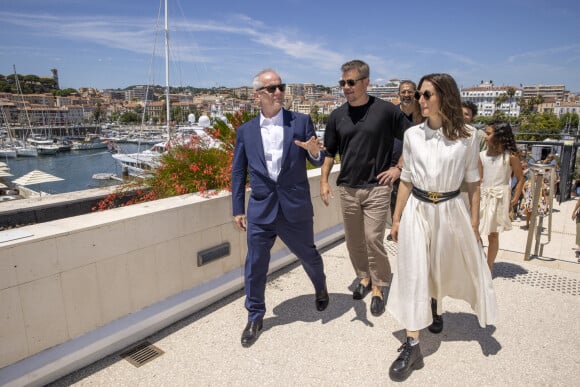 Exclusif - Matt Damon, Camille Cottin en marge du photocall du film Stillwater (Hors compétition) lors du 74ème festival international du film de Cannes le 9 juillet 2021 © Borde / Jacovides / Moreau / Bestimage 