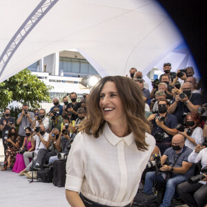 Exclusif - Matt Damon, Camille Cottin en marge du photocall du film Stillwater (Hors compétition) lors du 74ème festival international du film de Cannes le 9 juillet 2021 © Borde / Jacovides / Moreau / Bestimage 