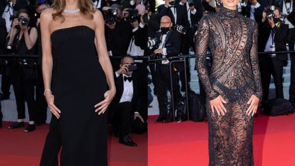 Cannes 2021 : Carla Bruni-Sarkozy aux couleurs de l'Italie, une robe toute transparente fait sensation