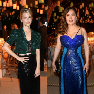 Mélanie Laurent et Salma Hayek ont fait sensation au dîner "Women In Motion" organisé par le groupe Kering, en marge du 74ème Festival International du Film de Cannes.