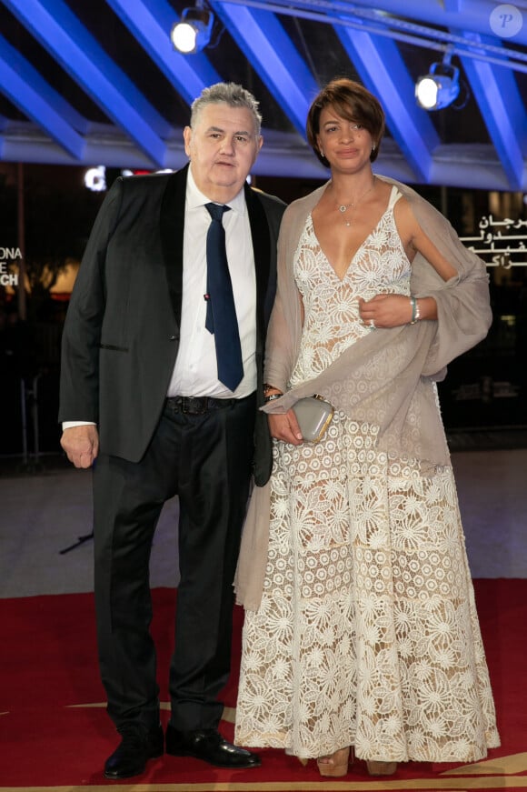 Pierre Menes et sa femme Mélissa Acosta au photocall de la cérémonie d'ouverture de la 18ème édition du Festival International du Film de Marrakech, le 29 novembre 2019. © Romuald Meigneux/Bestimage