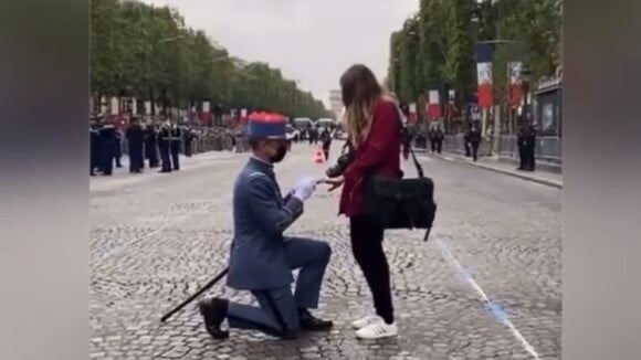 14 juillet : Une demande en mariage unique, Christophe Beaugrand ému