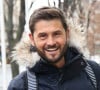 Exclusif - Christophe Beaugrand arrive aux studios de Radio France à Paris le 14 janvier 2021. 