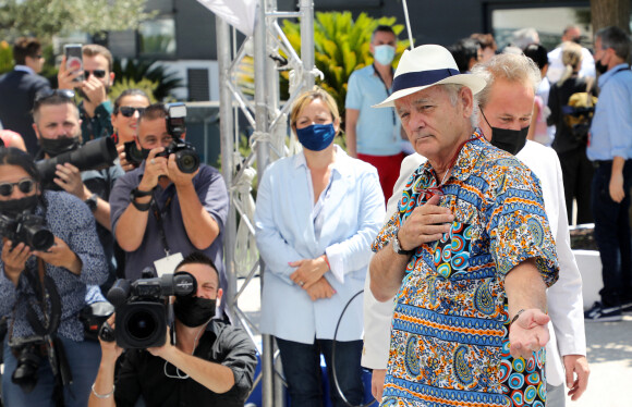 Bill Murray - Photocall du film "The French Dispatch" lors du 74e festival international du film de Cannes. Le 13 juillet 2021. © Borde / Jacovides / Moreau / Bestimage