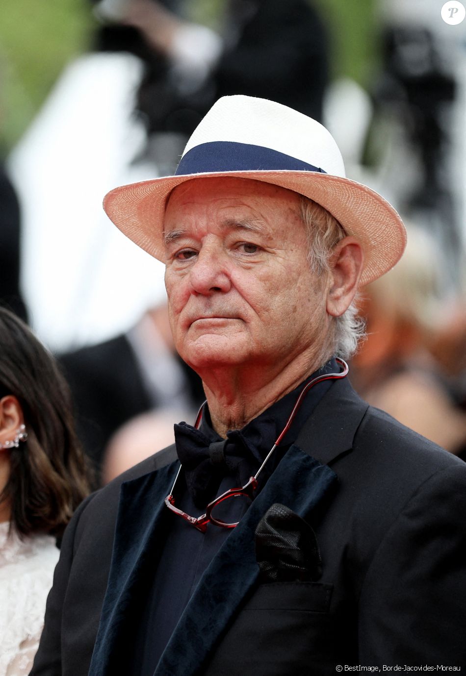 Bill Murray - Montée des marches du film &quot;The French Dispatch&quot; lors du 74e Festival International du Film de Cannes. Le 12 juillet 2021. © Borde-Jacovides-Moreau / Bestimage