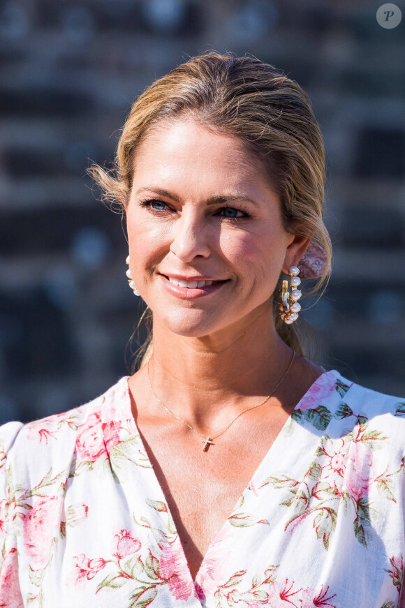 La princesse Madeleine - La famille royale de Suède célèbre le 44 ème anniversaire de la princesse Victoria lors d'un concert au château de Borgholm sur l'île d'Oland, le 14 juillet 2021.