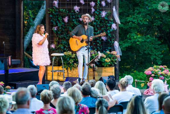 La famille royale suèdoise assiste au concert "Solliden Sessions" au château de Solliden à Borgholm, Suède, le 13 juillet 2021.