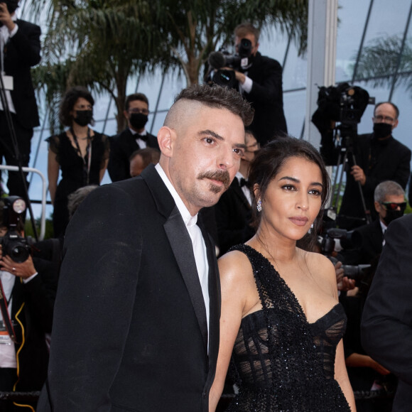 Damien Bonnard, Leïla Bekhti - Montée des marches du film " Les intranquilles " lors du 74ème Festival International du Film de Cannes. Le 16 juillet 2021 © Borde-Jacovides-Moreau / Bestimage