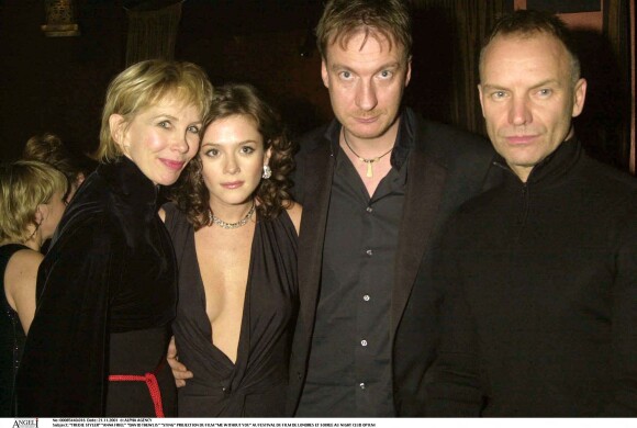 Trudie Styler, Anna Frield, David Thewlis, Sting - Projection du film "Me Without you" au Festival du film de Londres.