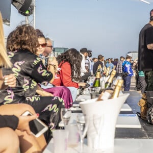 Illustration - Soirée "Madame et Monsieur Rure" by Rure Productions, sur le rooftop de la Grande Arche de la Défense le Paris le 16 juillet 2021. © Jack Tribeca/Bestimage