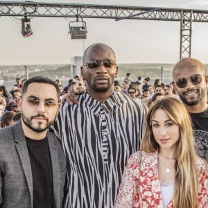 Flora Coquerel, Alban Bartoli, Singuila, Jade Geropp, Brahim Zaibat, Denitsa Ikonomova - Soirée "Madame et Monsieur Rure" by Rure Productions, sur le rooftop de la Grande Arche de la Défense le Paris le 16 juillet 2021. © Jack Tribeca/Bestimage 