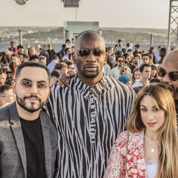 Flora Coquerel, Alban Bartoli, Singuila, Jade Geropp, Brahim Zaibat, Denitsa Ikonomova - Soirée "Madame et Monsieur Rure" by Rure Productions, sur le rooftop de la Grande Arche de la Défense le Paris le 16 juillet 2021. © Jack Tribeca/Bestimage 