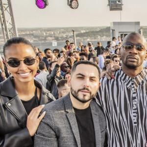 Flora Coquerel, Alban Bartoli, Singuila, Jade Geropp, Brahim Zaibat, Denitsa Ikonomova - Soirée "Madame et Monsieur Rure" by Rure Productions, sur le rooftop de la Grande Arche de la Défense le Paris le 16 juillet 2021. © Jack Tribeca/Bestimage