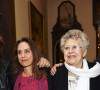 Javier Bardem, sa mère Pilar Bardem et Maria Carrion soutiennent le peuple Saharawi lors d'un évènement lors d'un évènement organisé par les associations Ceas-Sahara and Fisahara à Madrid, le 15 octobre 2015. 