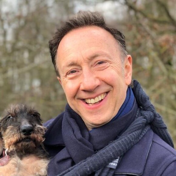 Stéphane Bern et son chien Dash