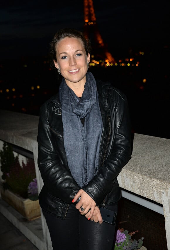 Exclusif - Aurélie Vaneck pose lors de la 24ème édition du Rallye Aïcha des Gazelles à l'UNESCO à Paris, le 4 février 2014. 