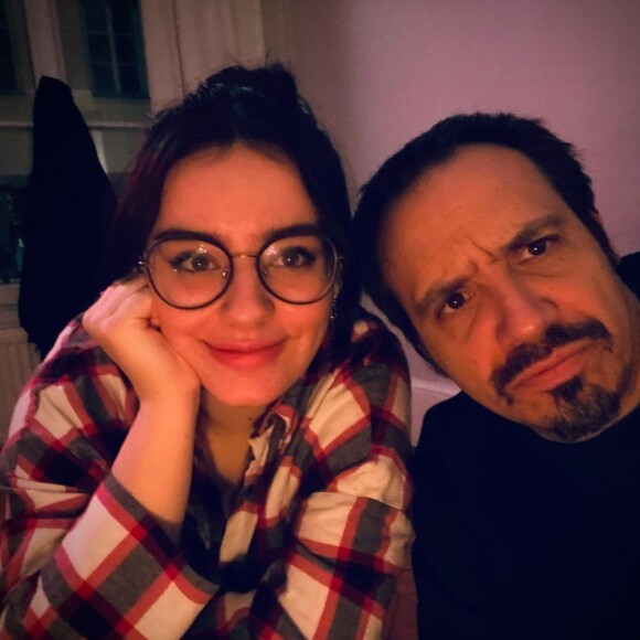 Alexandre Astier et sa fille Jeanne sur Instagram, décembre 2019.