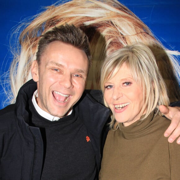 Jean-Philippe Janssens (Jeanfi) et Chantal Ladesou lors de la réprésentation du nouveau one-woman-show "On the road again" de Chantal Ladesou au Dôme de Paris (Palais des Sports), à Paris, France, le 19 janvier 2020. © Philippe Baldini/Bestimage