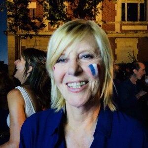 Chantal Ladesou, supportrice des Bleus.