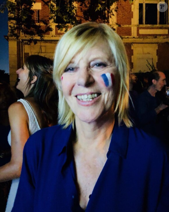 Chantal Ladesou, supportrice des Bleus.