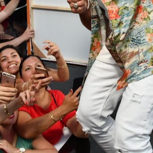 Kendji Girac - Enregistrement de l'émission "La chanson de l'année" dans les arènes de Nîmes, diffusée en direct sur TF1 le 8 juin © Bruno Bebert / Bestimage