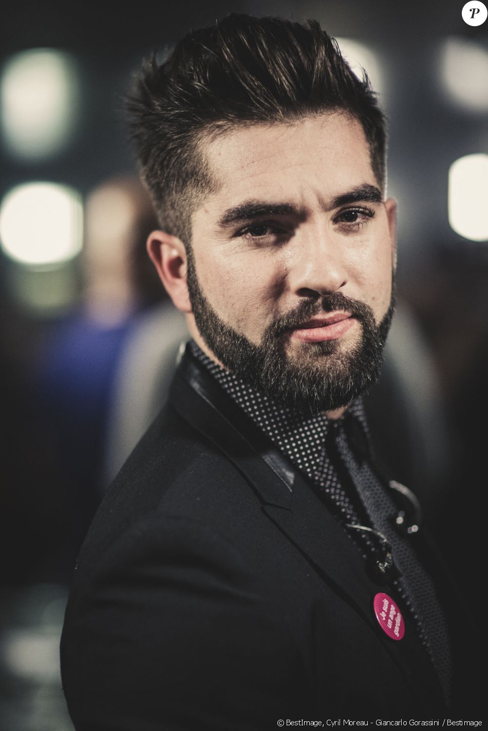 Kendji Girac - 6ème édition du gala "Toutes les femmes chantent contre le cancer" à l'Olympia à Paris le 5 mars 2018. © Cyril Moreau - Giancarlo Gorassini / Bestimage