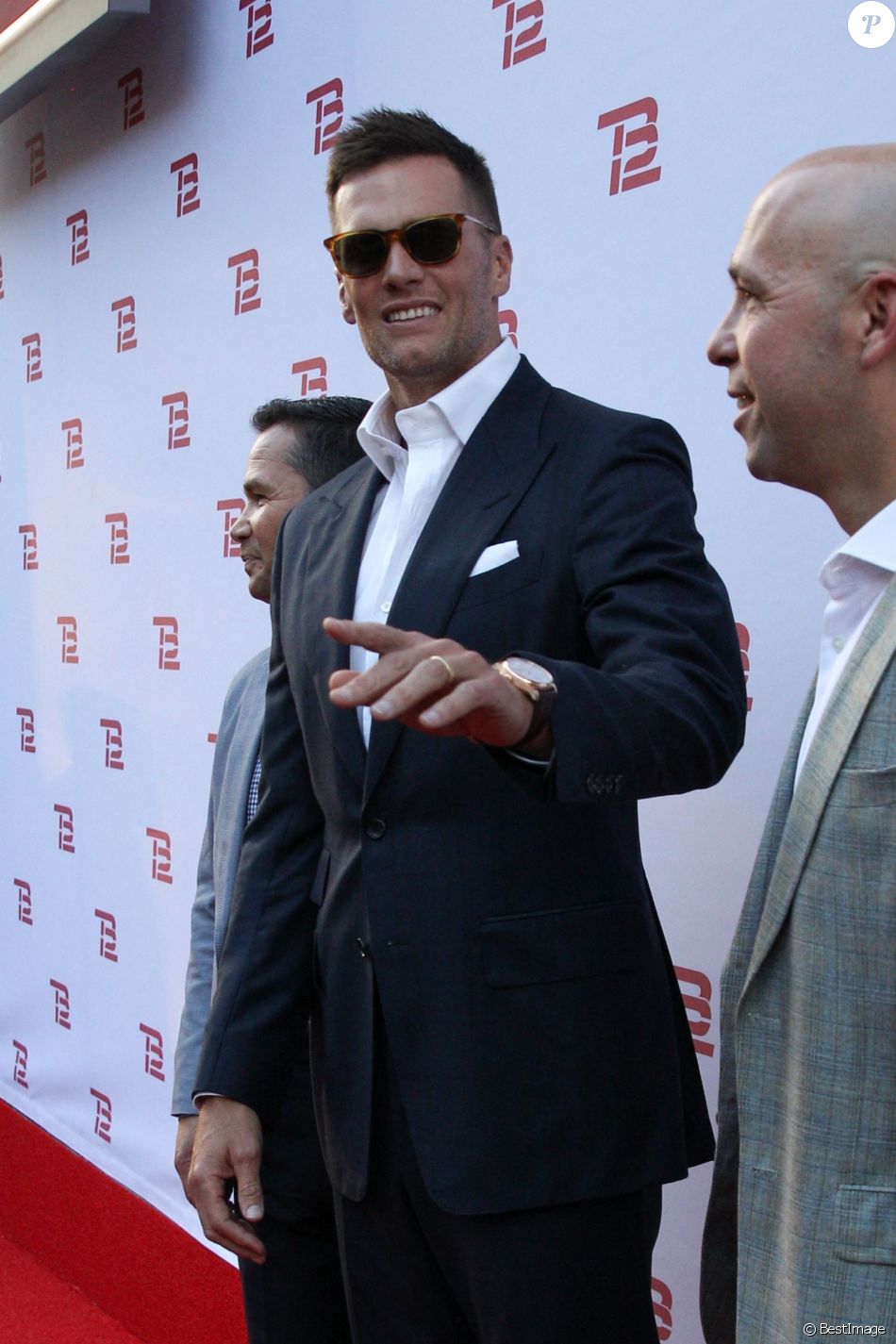 Tom Brady inaugure son centre de fitness TB12 à Boston, le 17 septembre 2019.
