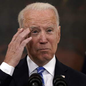 Le président Joe Biden donne une conférence de presse à propos de la situation économique des Etats Unis depuis la Maison Blanche à Washington le 19 juillet 2021.