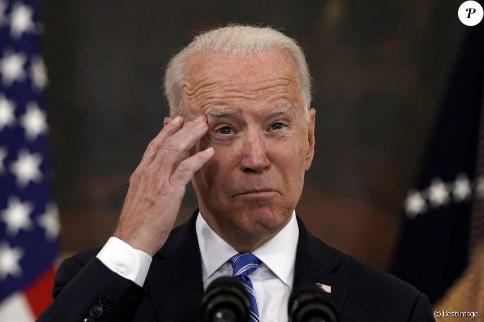 Le président Joe Biden donne une conférence de presse à propos de la situation économique des Etats Unis depuis la Maison Blanche à Washington le 19 juillet 2021.