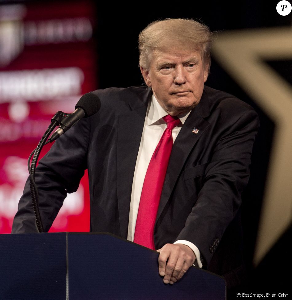 L'ancien président des Etats-Unis, Donald Trump lors de la conférence CPAC (Conservative Political Action Conference) des conservateurs américains à l'hôtel Hilton Anatole à Dallas, Texas, Etats-Unis, le 11 juillet 2021. © Brian Cahn/Zuma Press/Bestimage