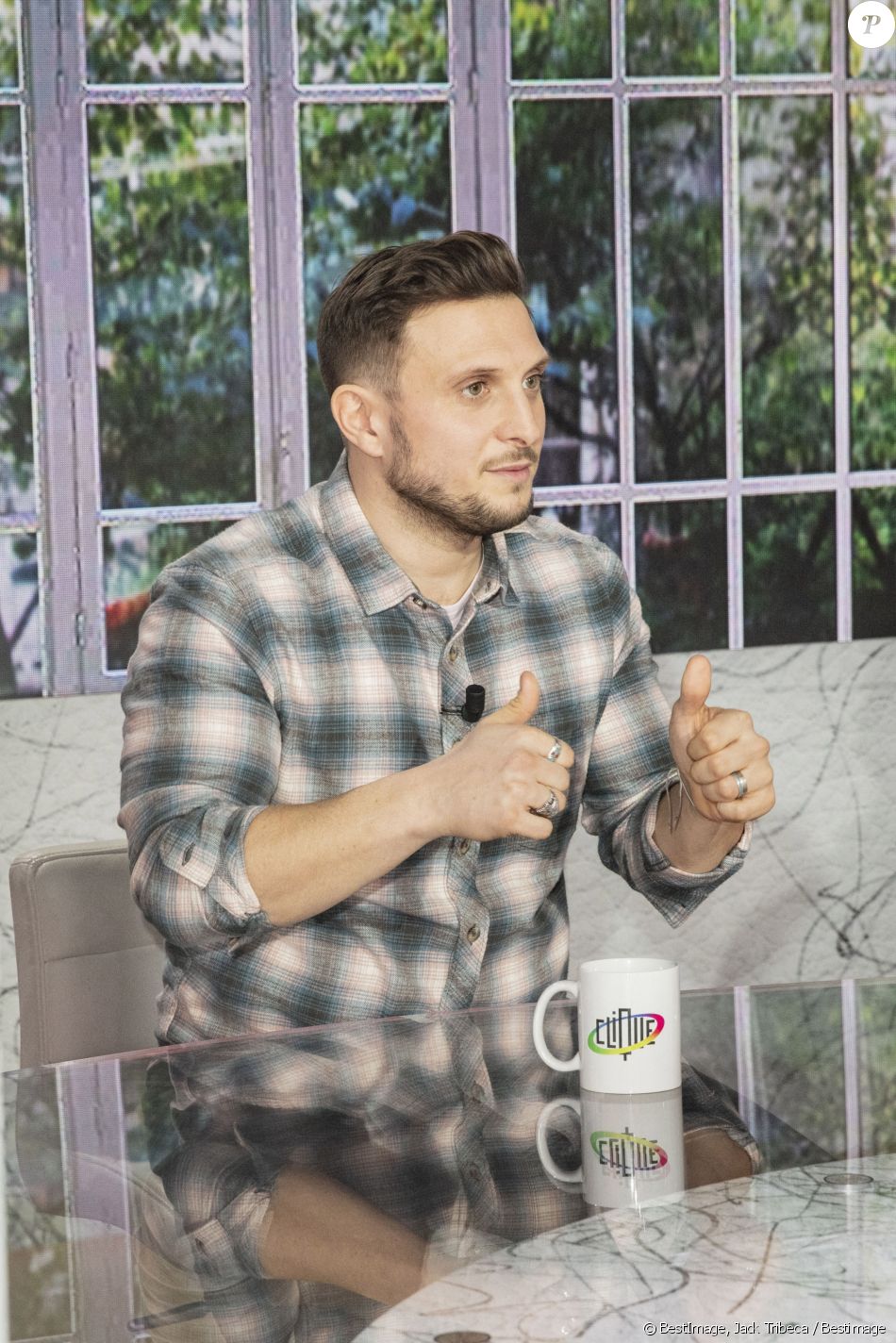 McFly (David Coscas) - Pendant l'enregistrement de l'emission Clique, présentée par Mouloud Achour et diffusée le 31 janvier 2021 sur C+ et sur MyCanal - Paris le 29/01/2021 - © Jack Tribeca / Bestimage