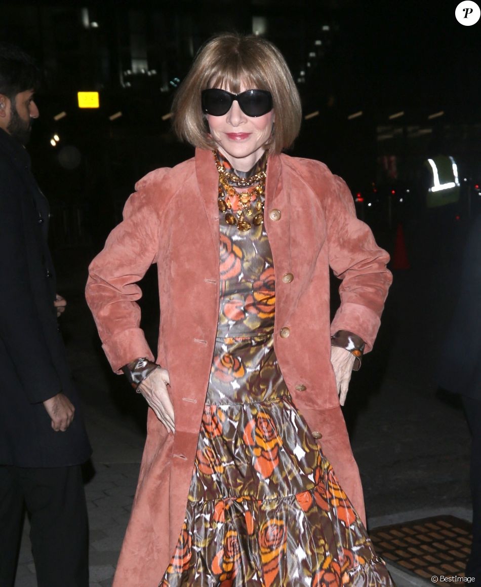 Anna Wintour à la soirée CFDA Awards à New York, le 4 novembre 2019