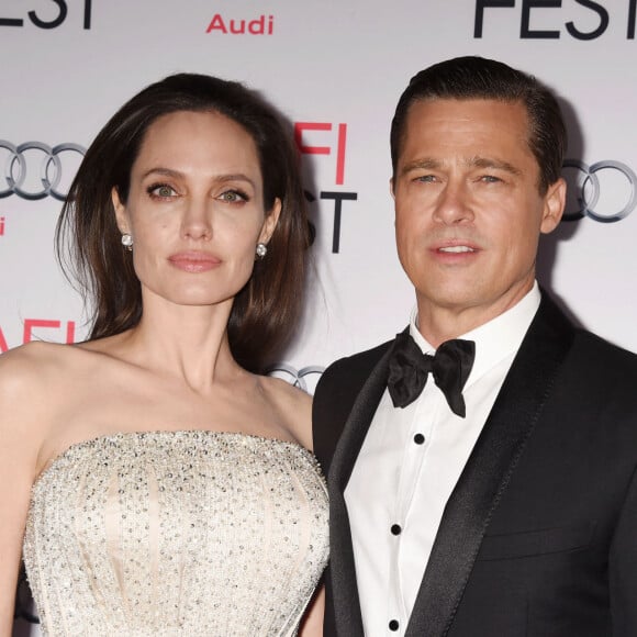 Angelina Jolie et son mari Brad Pitt - Première de "By the Sea" à Los Angeles dans le cadre de l'Audi Opening Night Gala.