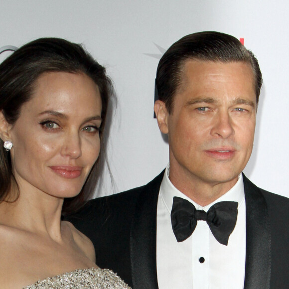 Angelina Jolie et son mari Brad Pitt - Première de "By the Sea" à Los Angeles le 5 novembre 2015. © CPA/Bestimage