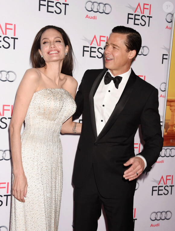 Angelina Jolie et son mari Brad Pitt - Première de "By the Sea" à Los Angeles le 5 novembre 2015 dans le cadre de l'Audi Opening Night Gala.