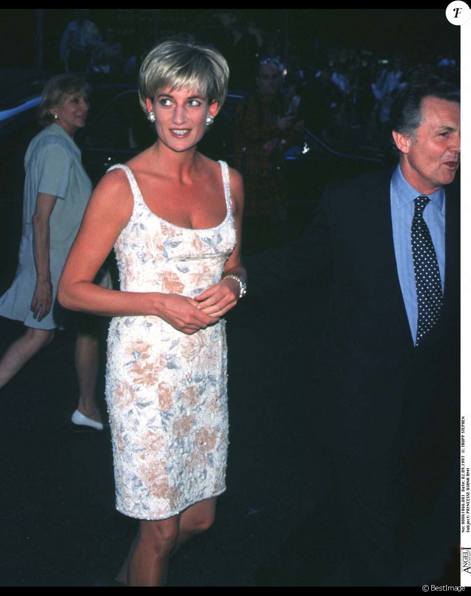 Diana Spencer lors du Gala de charité Christie's à New York.