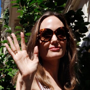 Angelina Jolie arrive à son hôtel à Paris, France, France, le 9 juillet 2019.