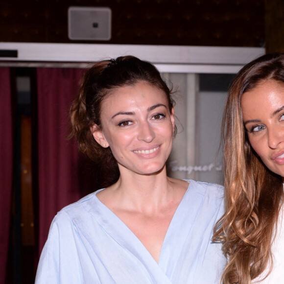 Rachel Legrain-Trapani (Miss France 2007) et Malika Ménard (Miss France 2010) lors de la soirée de lancement de l'application Nanaba à l'hôtel Barrière Le Fouquet's de Paris, France, le 18 juin 2021. © Rachid Bellak/Bestimage