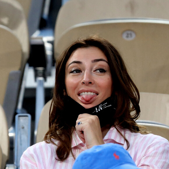 Rachel Legrain-Trapani - People dans les tribunes des Internationaux de France de Tennis de Roland Garros à Paris. Le 9 juin 2021 © Dominique Jacovides / Bestimage