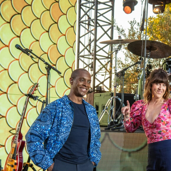 Exclusif - Daphné Burkï et Claudy Siar - "Africa , le Grand Concert" diffusé le 29 juillet sur France 2. © Jean-René Santini / Bestimage