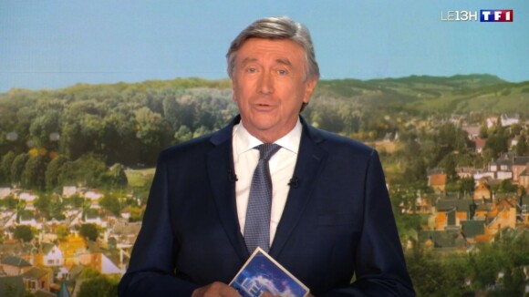 Jacques Legros ému aux larmes lors du JT de 13h, sur TF1