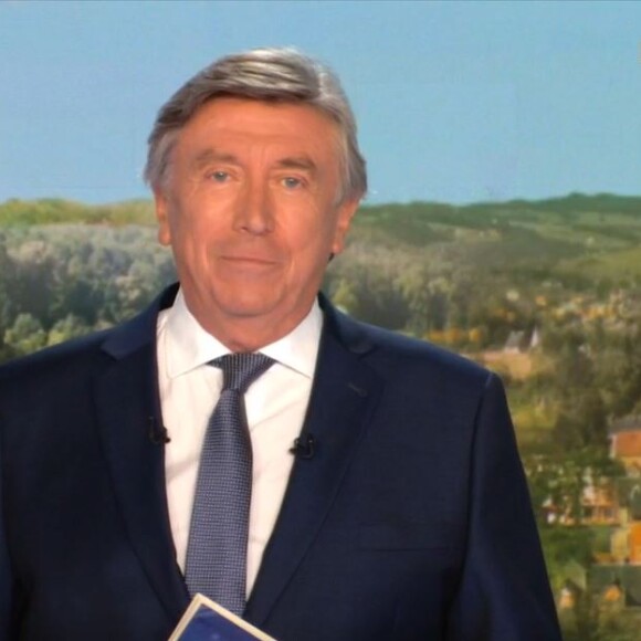 Jacques Legros au bord des larmes lors d'un bel hommage dans le JT de 13 heures de TF1, le 30 juillet 2021