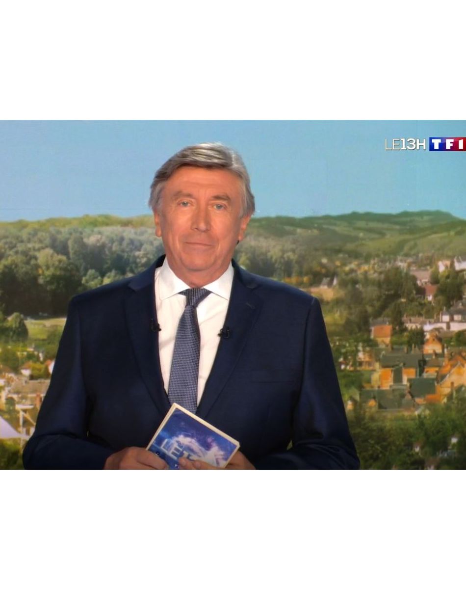 Jacques Legros au bord des larmes lors d'un bel hommage dans le JT de 13 heures de TF1, le 30 juillet 2021