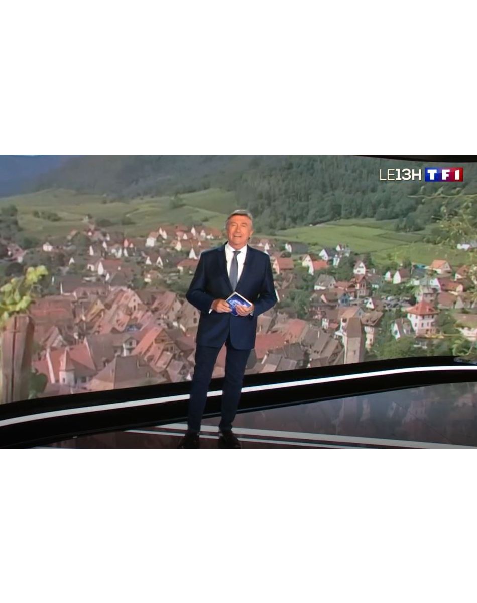 Jacques Legros au bord des larmes lors d'un bel hommage dans le JT de 13 heures de TF1, le 30 juillet 2021
